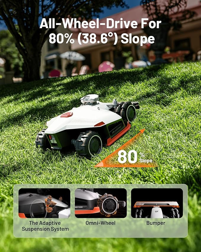 Mammotion LUBA 2 AWD 5000HX robotic lawn mower product image 3