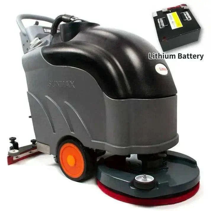 RT50D+ Self-Propelled Battery Powered Floor Scrubber Dryer, 22" Brush Cleaning Path, Lithium Battery