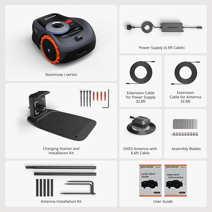 Segway Navimow i110N Robotic Lawn Mower – Wire-Free RTK + Vision