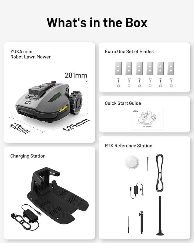 Mammotion YUKA Mini 700H Robotic Lawn Mower
