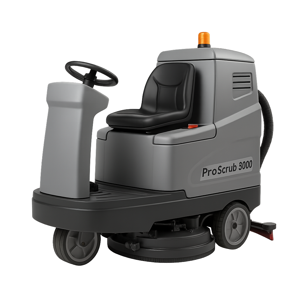 ProScrub 5000 Ride-On Floor Scrubber